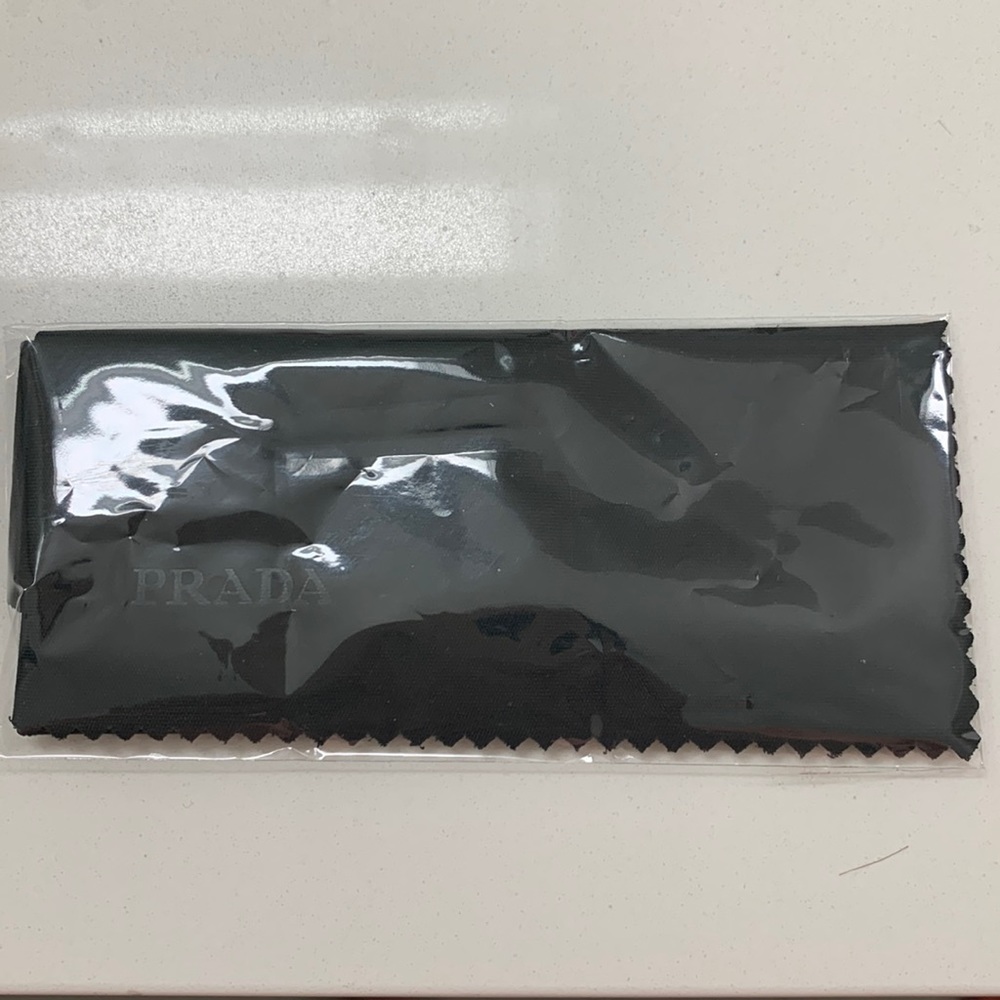 Prada sunglasses cloth wipe black